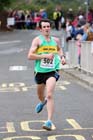Harry Coates (Wallsend) finishing the Tynedale Jelly 10 Road Race. Photo: David T. Hewitson/Sports for All Pics